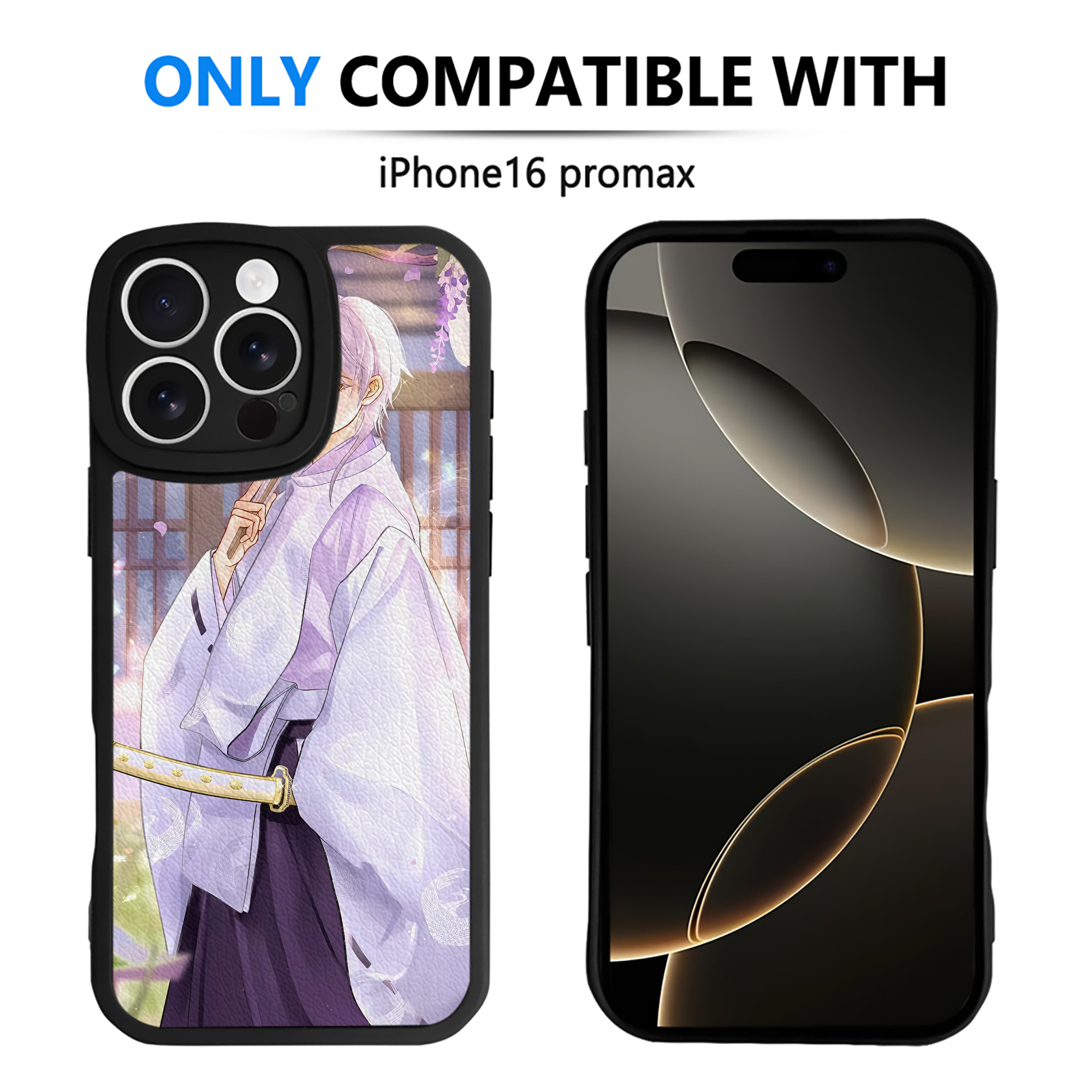 （画像用） 刀剣乱舞 Touken Ranbu 【iPhone 16シリーズ対応】シリコンスマホケース（レザー調） 材質：シリコン